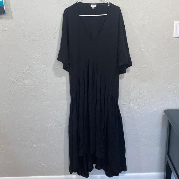 Avenue Val Solid Black Dress Size 22/24 Or XL/XXL - Picture 2 of 9